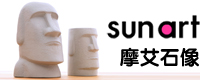 日本sunart 以復活節島的摩艾石像(moai)為主題，創作出的貯金箱與馬克杯